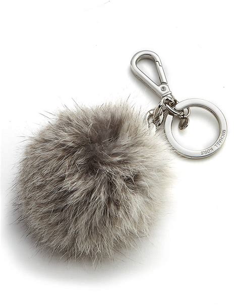 MICHAEL Michael Kors Fur Pom Pom Keychain 